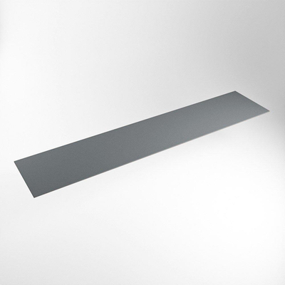 Mondiaz TOP 46 Topblad - 220x46x0.9cm - geschikt voor afdekplaat - Solid surface - Plata