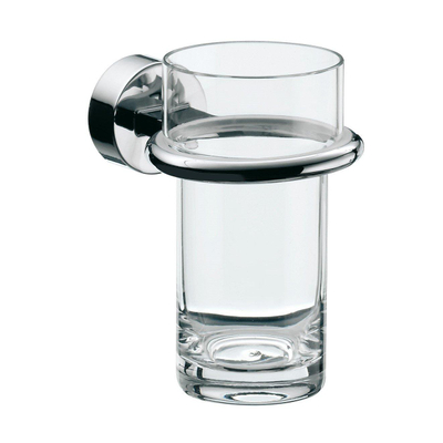 Emco Rondo 2 glashouder met glas chroom