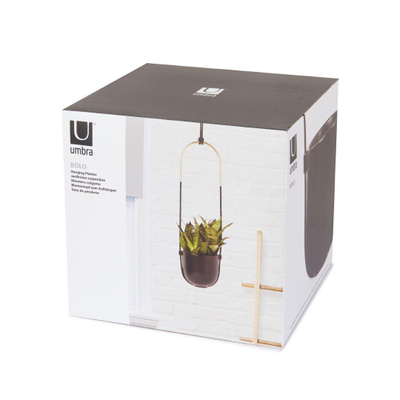 Umbra Bolo plantenhanger 19x62cm keramiek zwart