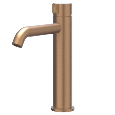 IVY Tribe Wastafelmengkraan - opbouw - middelhoog - coldstart - RVS316 - geborsteld mat koper PVD