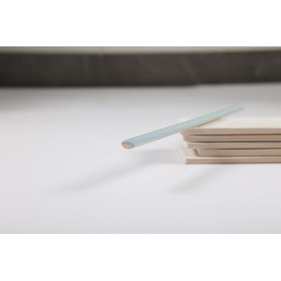 Cifre Ceramica Quarter Round wandtegel - 1.5x30cm - 8mm - Rechthoek - Sky mat