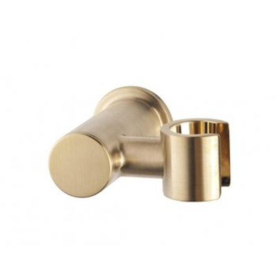 Wiesbaden Wandhanddouchehouder kantelbaar geborsteld messing