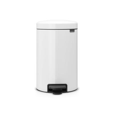 Brabantia NewIcon pedaalemmer 12 liter met kunststof binnenemmer White