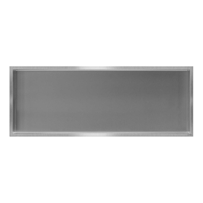 Looox BoX nis - 90x30cm - inbouw - rvs geborsteld
