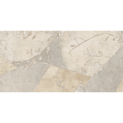 Atlas Concorde Solution wand- en vloertegel - 59.5x59.5cm - 8mm - gerectificeerd - Natuursteen look - Beige / Grijs