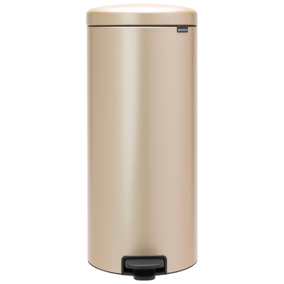 Brabantia NewIcon Pedaalemmer - 30 liter - kunststof binnenemmer - metallic gold