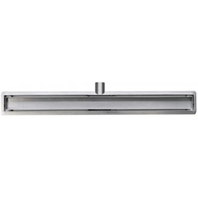 Wiesbaden Douchegoot met tegelrooster en flens 120 x 7 cm RVS OUTLETSTORE