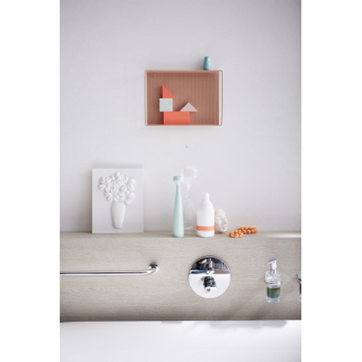 Emco Rondo 2 zeepdispenser met flacon chroom