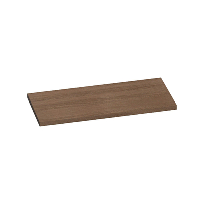 BRAUER MFC Wastafelblad - 100x46x4cm - zonder kraangat - MFC - legno viola