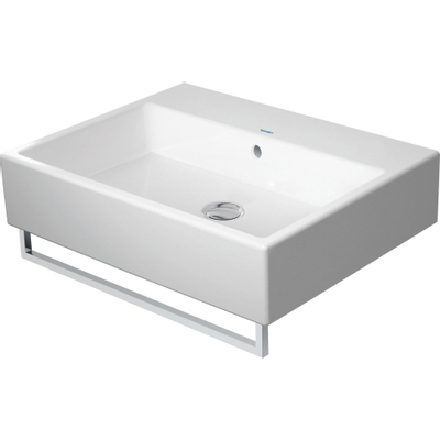 Duravit Vero Air wastafel geslepen zonder kraangat met overloop 60x47cm met WonderGliss wit