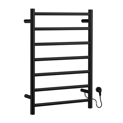 Smedbo Dry Handdoekradiator - 50x68.9cm - ophangen - RVS Mat Zwart