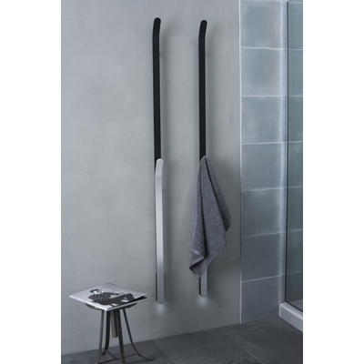 Instamat Arc Elektrische Handdoekwarmer Arc Vermogen 34 W Soft Zwart / Gepolijst