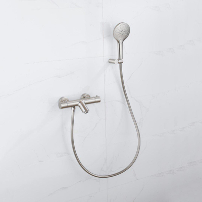 Fortifura Calvi doucheslang 150cm - Glad - RVS geborsteld PVD (RVS)