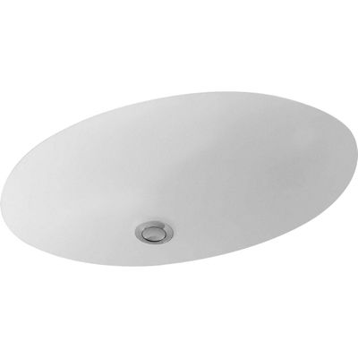 Villeroy & Boch Evana Onderbouwwastafel - 615 x 415 x 200 mm - glans wit Alpin (wit) - met overloop