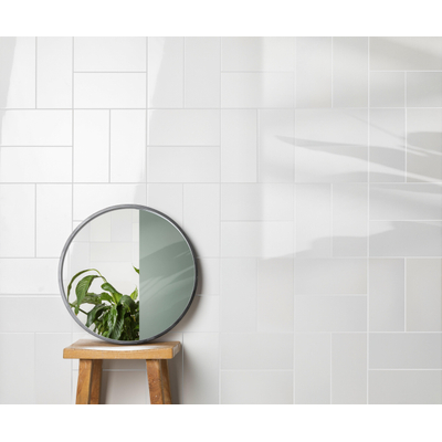 Mosa Murals Fuse Wandtegel 15x30cm 7mm witte scherf Bright White