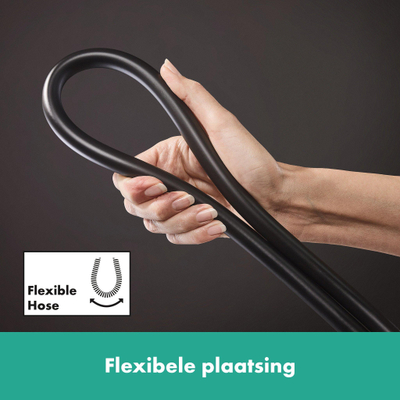 Hansgrohe Pulsify s doucheset 100 1jet ecosmart glijstang 65cm matzwart