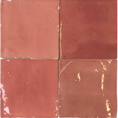 vtwonen Craft Wandtegel - 13x13cm - 12mm - witte scherf - Blusher glans (roze)