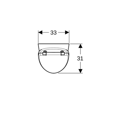 GeberitRenovageberit renova s urinoir met deksel, a.i. met o.u.of a.u.Wit