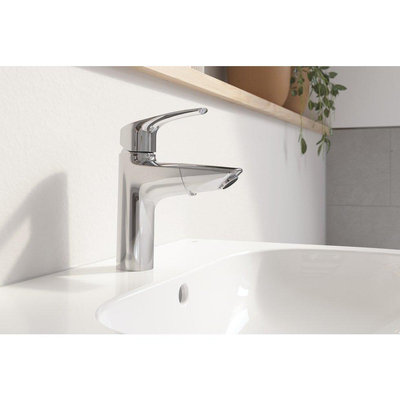 GROHE Eurosmart waterbesparende opbouw wastafelmengkraan M-size met uittrekbare uitloop chroom