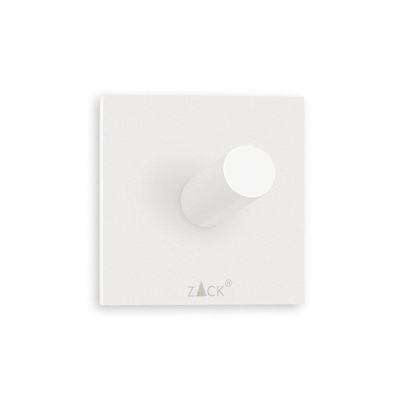 Zack DUPLO Handdoekhaak - vierkant- 5cm - wit SHOWROOMMODEL
