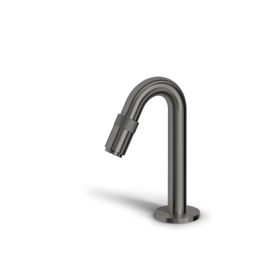 Clou Freddo Fonteinkraan - 15.5cm - opbouw - 1 gats - geborsteld gunmetal