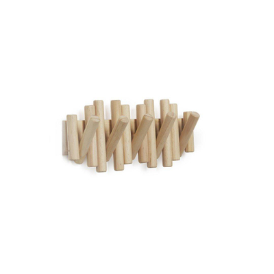 Umbra Picket handdoekhaak 38x17x4cm Dennenhout Naturel