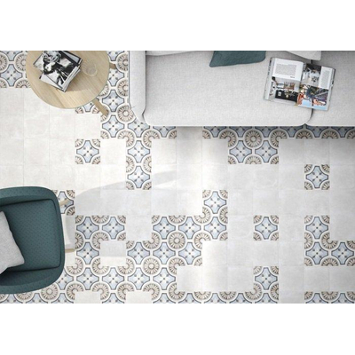 SAMPLE Cifre Cerámica Vloer- en wandtegel Adobe Decor Monza White Vintage Mat Multi