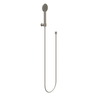 IVY Handdoucheset - rond - satin spray - met verstelbare wandsteun - doucheslang 150cm - staafmodel - 120 cm - Geborsteld nickel PVD