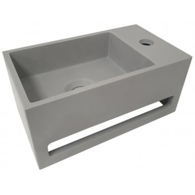 Wiesbaden Julia fontein Solid Surface 35 x 20 x 16 cm betonlook rechts