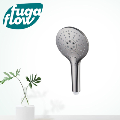 FugaFlow Eccelente Sobrado Badkamer Handdouche Douchekop douche - ø12cm - rond - 3 standen - geborsteld RVS PVD