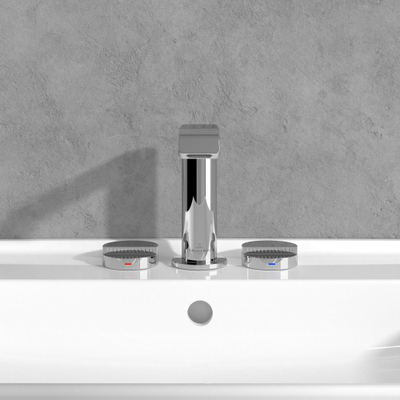 Villeroy & Boch Dawn Driegats wastafelkraan - chroom