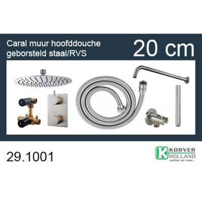 Wiesbaden one-pack inbouwthermostaatset rond type 202 GS (20cm)