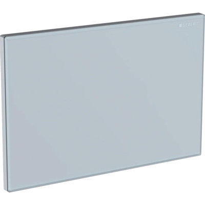 Geberit Omega afdekplaat 20.9x13.9cm met afstandshouders glas wit