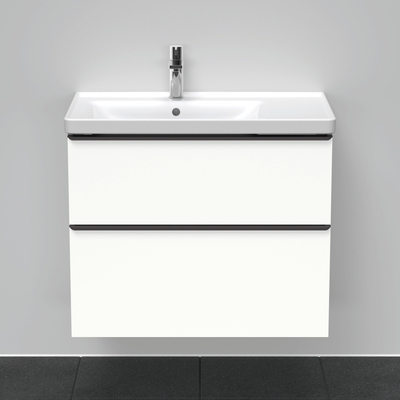 Duravit D-Neo wastafelonderkast 78.4x62.5x45.2cm 2 lades wit Mat