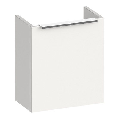 BRAUER Elevate fonteinkast 40 excl. opleggreep met 1 deur rechtsdraaiend mat wit