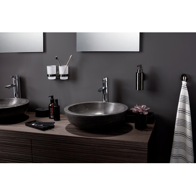 Haceka Kosmos Handdoekhaak enkel - grafiet gunmetal