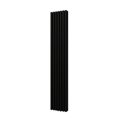 Plieger Siena designradiator verticaal dubbel 1800x318mm 1096W mat zwart