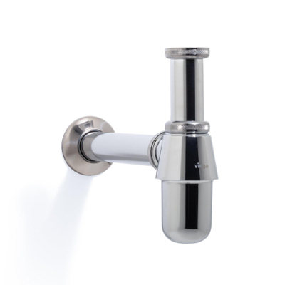 Viega universele plug bekersifon met muurbuis 5/4 met rozet chroom