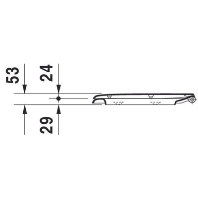 Duravit D-code Vital WC-zitting 48.5x36.1x4.3cm Kunststof wit Glanzend