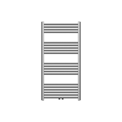 BelradHanddoekradiator - middenaansluiting - 1200X600mm - 414 Watt - GunMetal