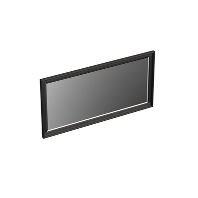 Forzalaqua Reno 2.0 spiegel 100x50cm Rechthoek zonder verlichting met frame Massief Eiken Black oiled