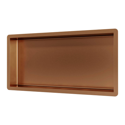 Brauer Copper Edition Inbouwnis - 60x30cm - PVD - geborsteld koper