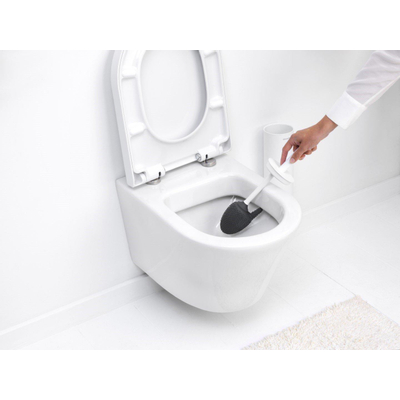 Brabantia MindSet toiletborstel met houder Mineral Fresh White