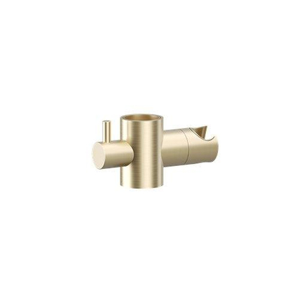 Crosswater Handdouche Houder - 12.2x6.3x4cm - geborsteld messing (goud)
