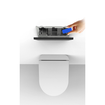 QeramiQ Blue Fresh Sticks - toiletsticks - doos - 48 stuks - blauw