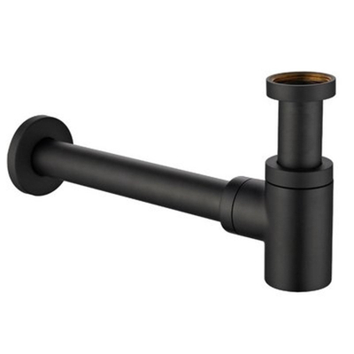 Wiesbaden Star sifon - laag model - zwart mat SHOWROOMMODEL