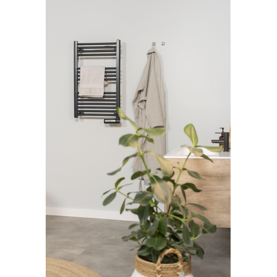 Eurom Sani-Towel 500 Elektrische Handdoekradiator 85x50cm 500watt Zwart