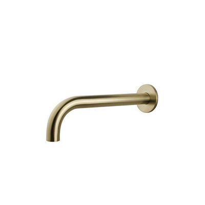 Wiesbaden Uitloop rond 30 cm 1/2'' geborsteld messing