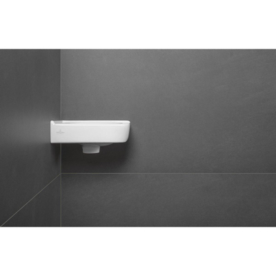 Villeroy & boch O.novo Hoekfontein 40x32x14.5cm zonder overloop ongeslepen Wit Alpin.