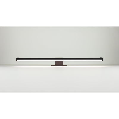 Njoy Avola Spiegellamp 40cm IP44 8W 4000K Mat Zwart - OUTLET UDEN